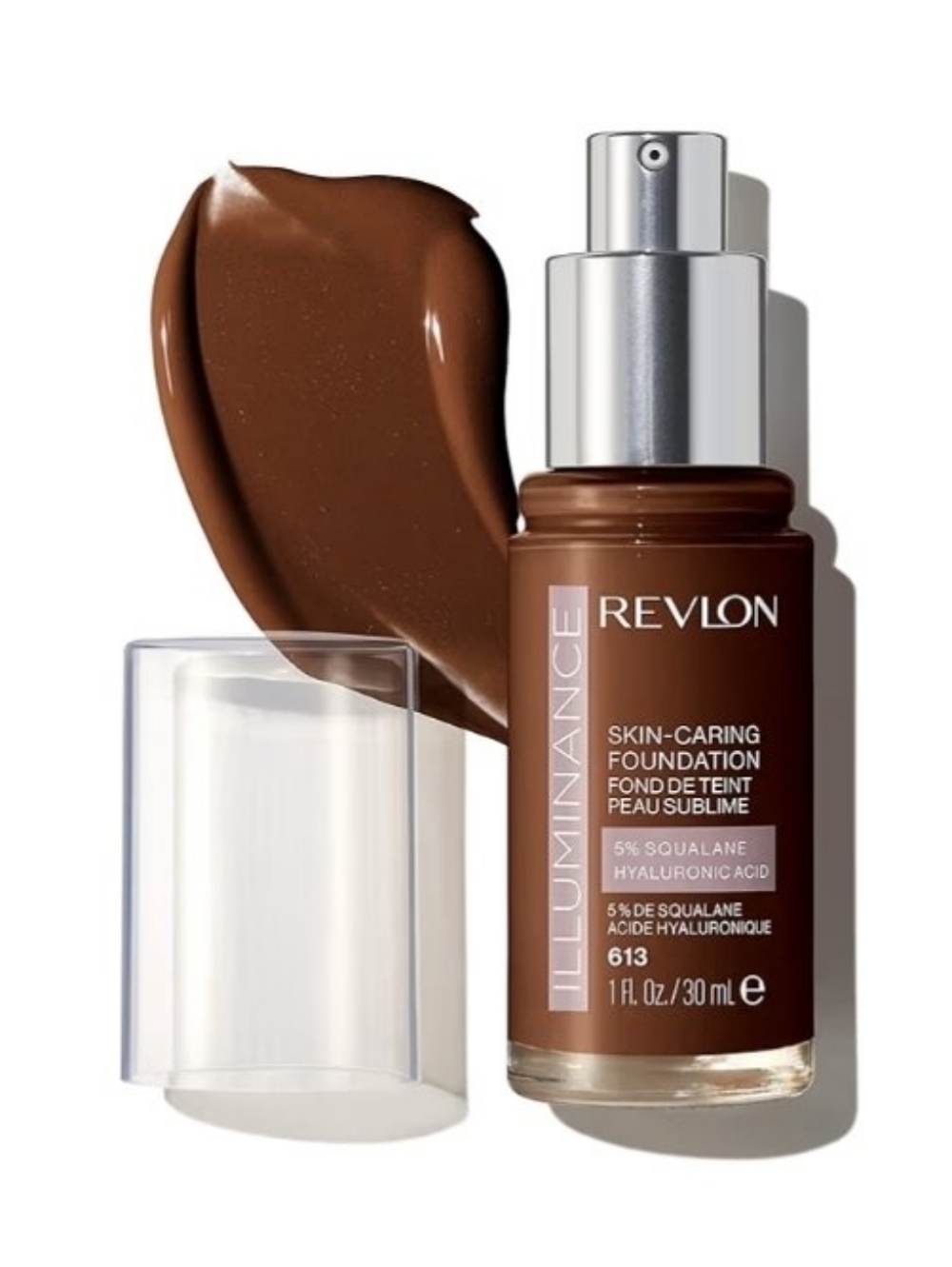 💗 Revlon Illuminance Skin-Caring Foundation Hyaluronic Acid 613 Honey Java
